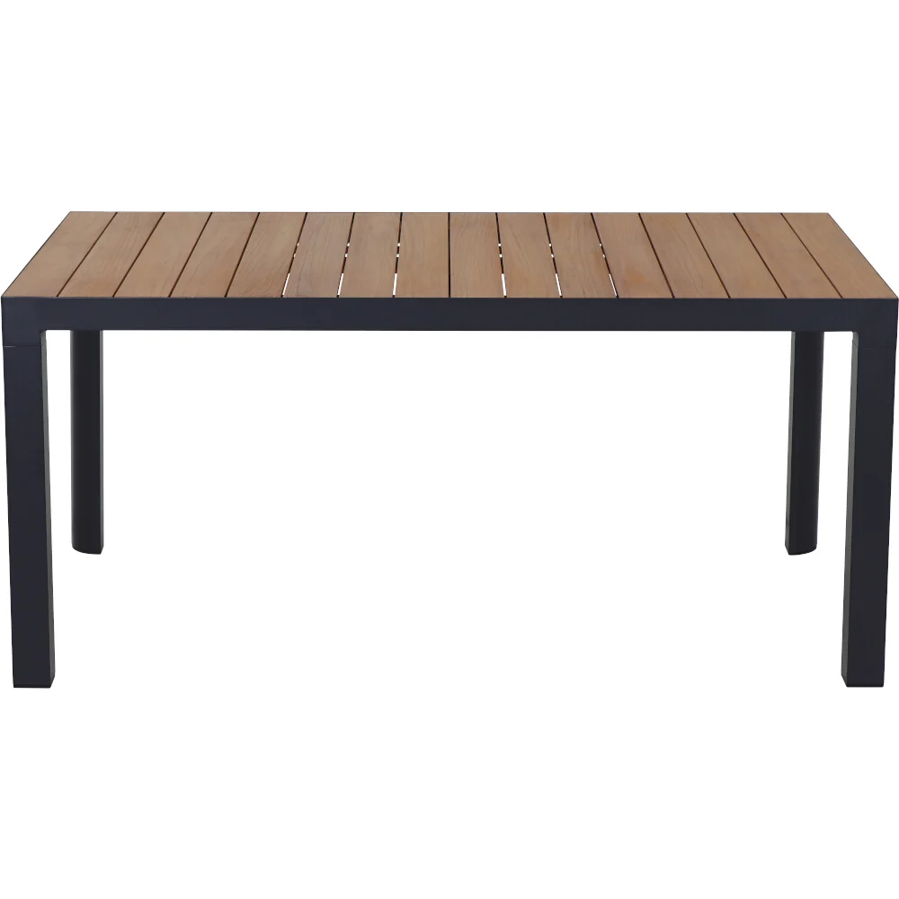 Siena Garden Silva Dining Tisch matt anthrazit / Teak