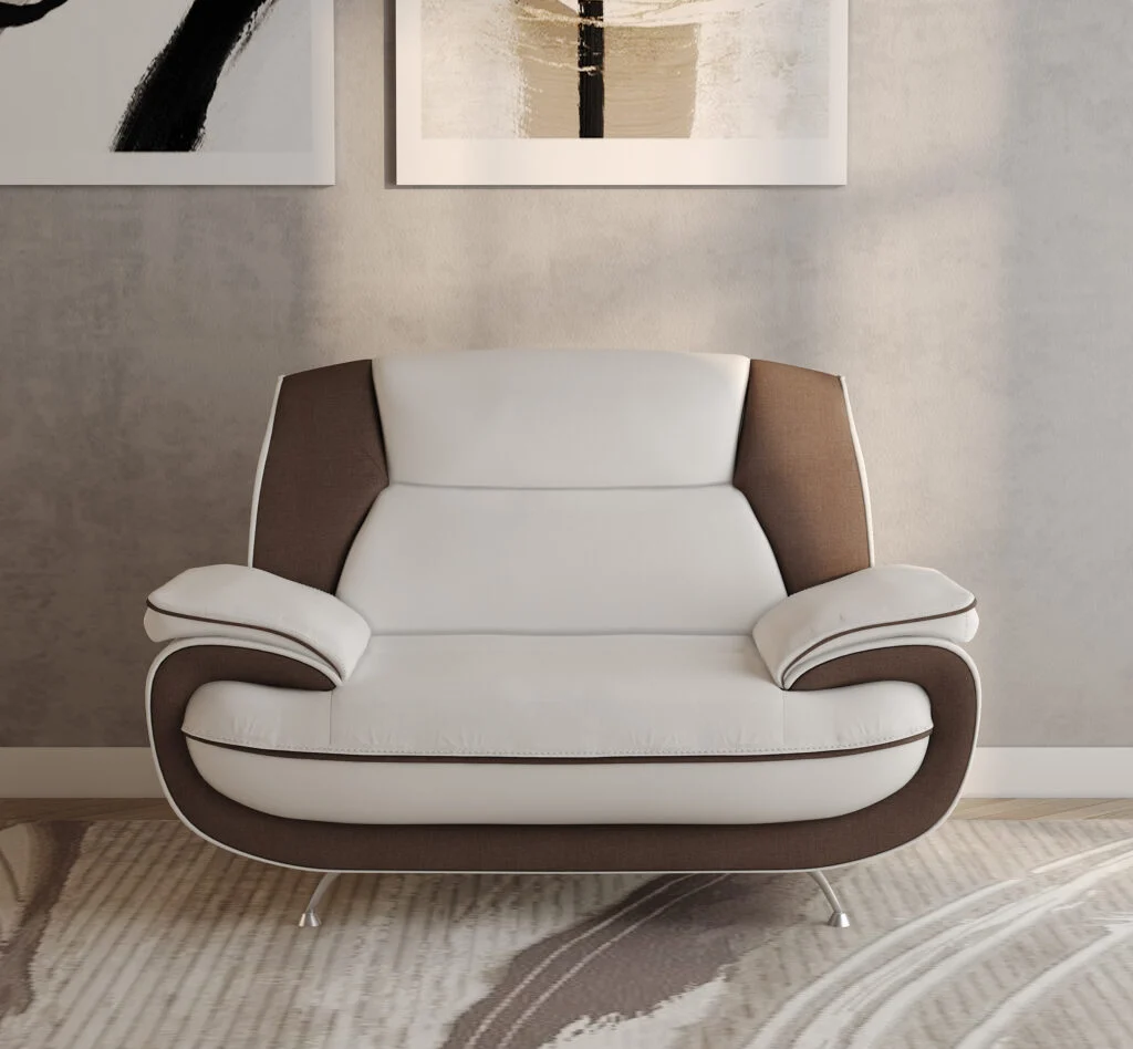 Sessel modern für das Wohnzimmer, Stoff Kronos,PALERMO