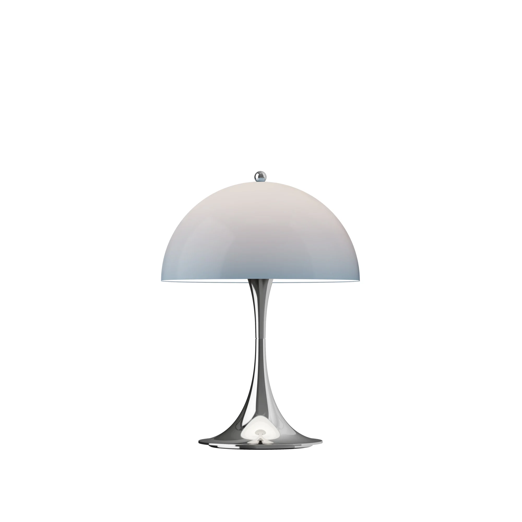 Louis Poulsen Panthella 250 Outdoor Portable Leuchte Chrome Opal