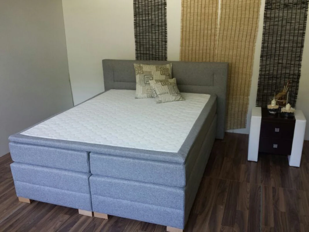 Boxspringbett Schlafzimmerbett PESARO 100x200 cm - Fun Moebel