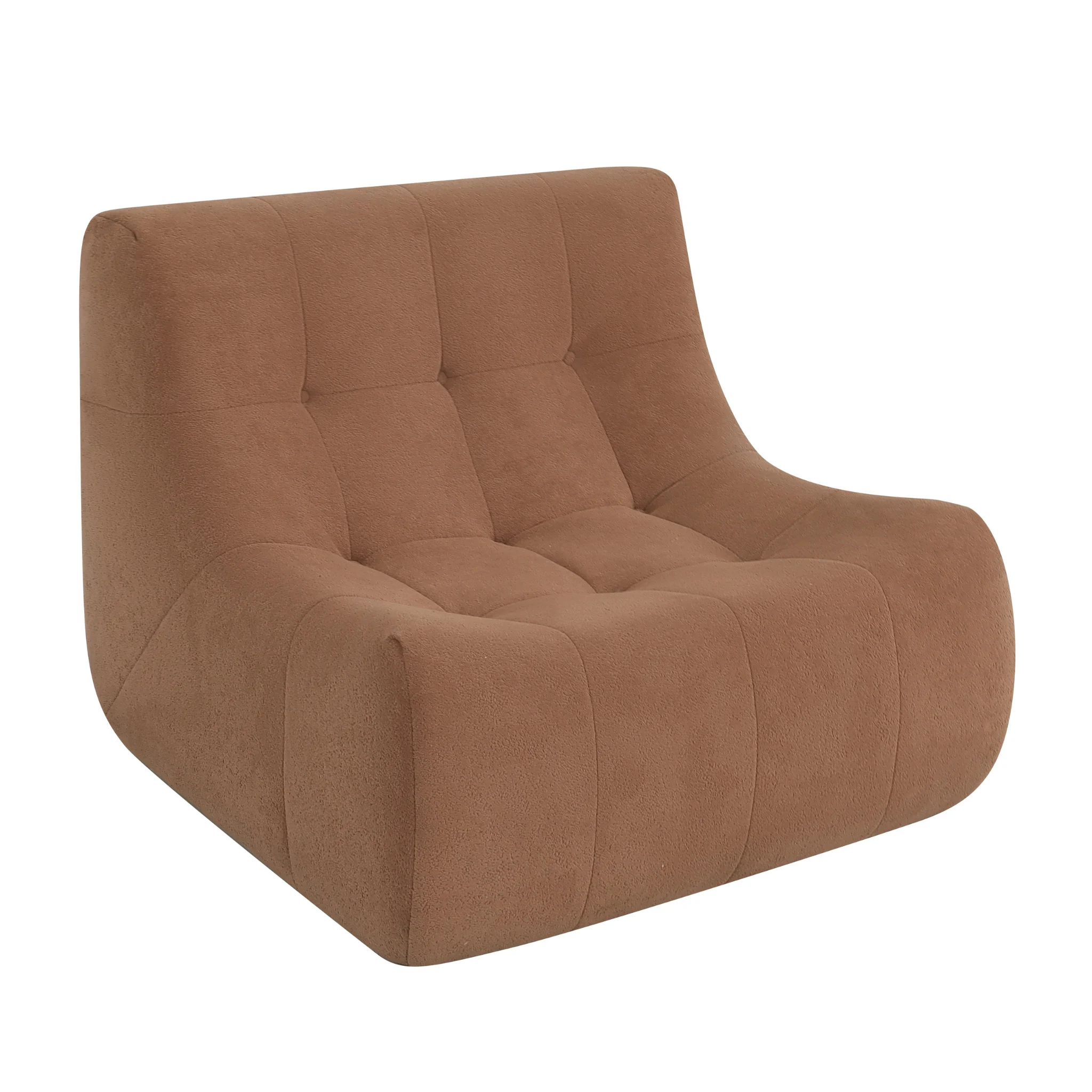 Sessel Rave Bouclé Terrakotta - Popsofa