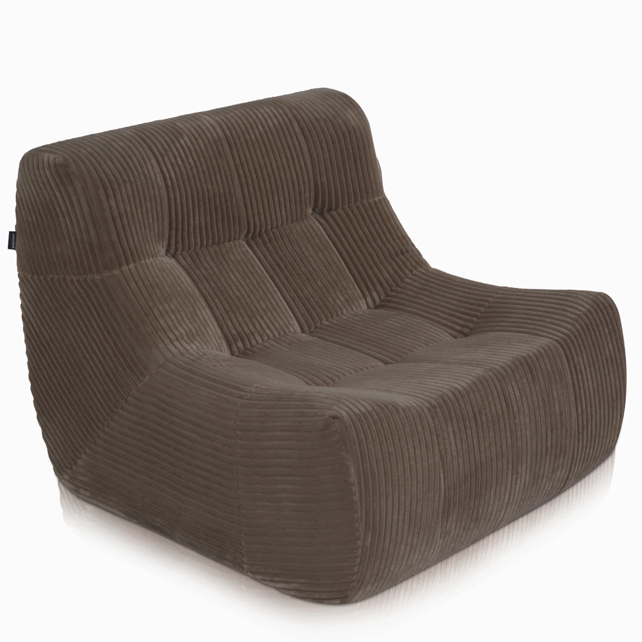 Sessel Rave Cordstoff Taupe - Popsofa