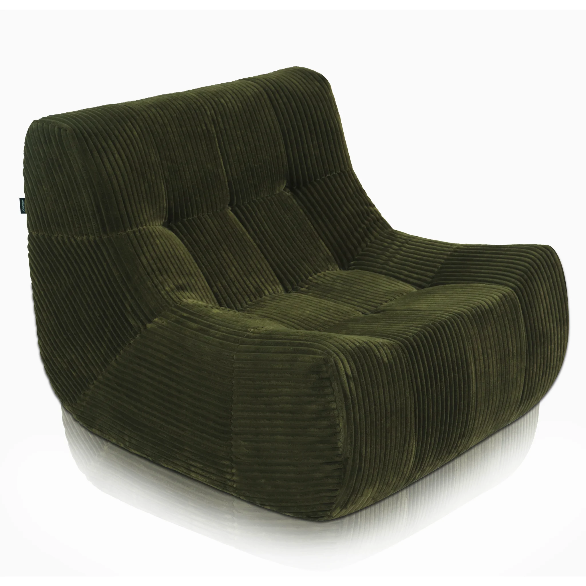 Sessel Rave Cordstoff Grün - Popsofa