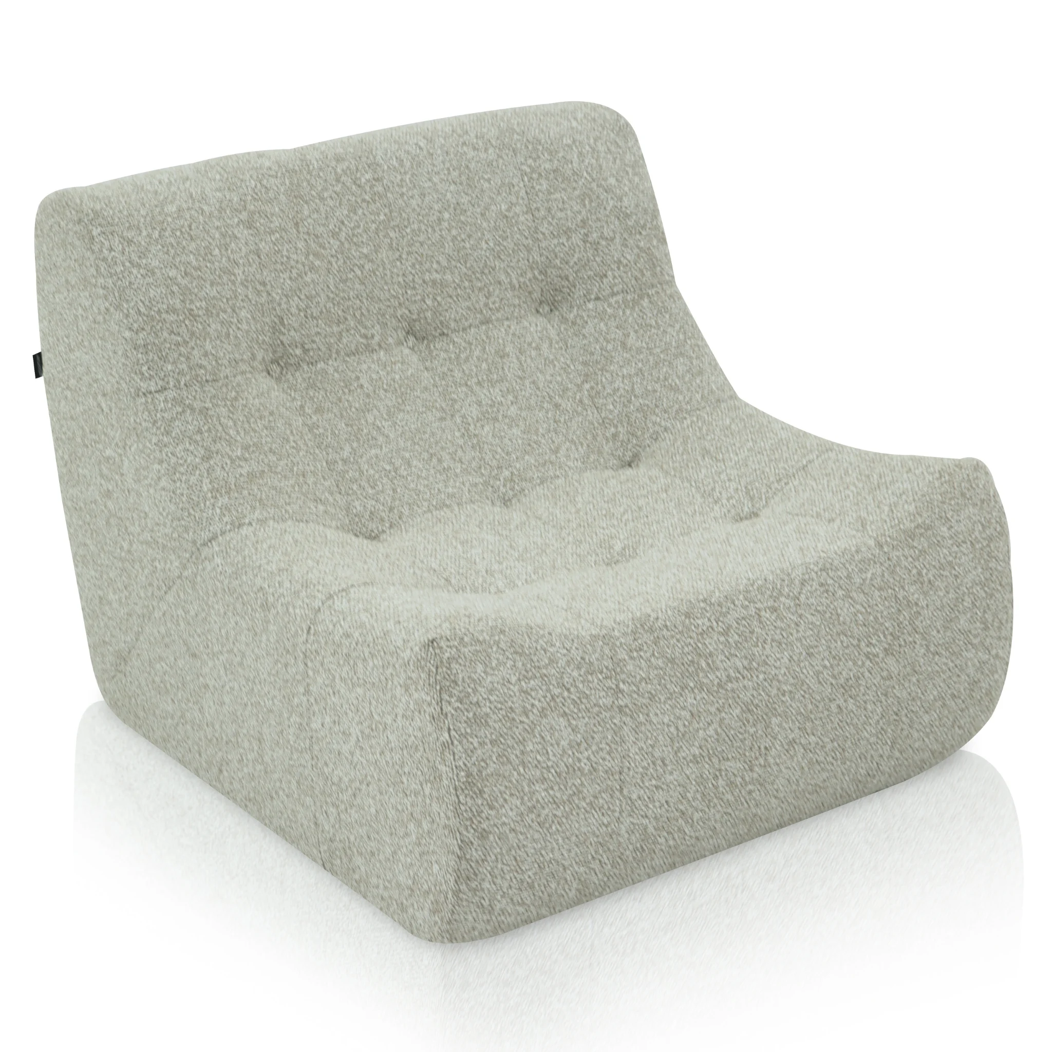 Sessel Rave Bouclé Taupe - Popsofa