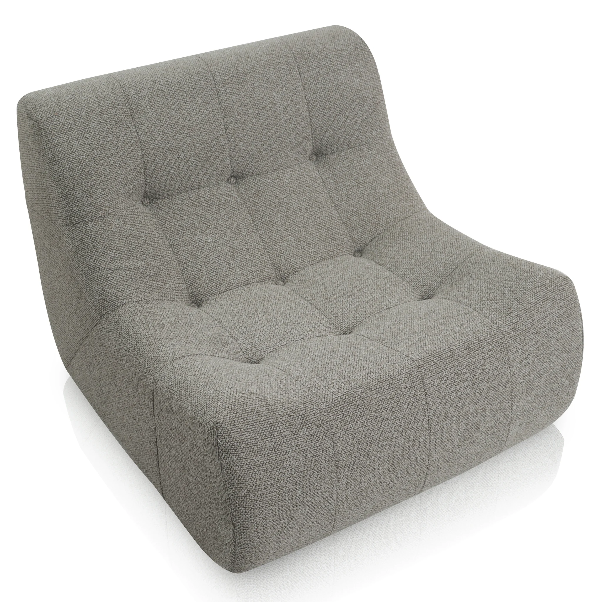 Sessel Rave Bouclé Braun - Popsofa