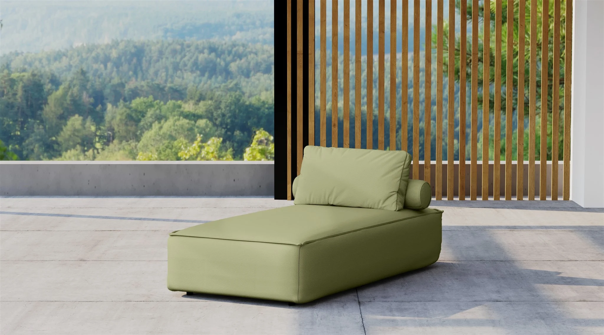 Chaiselongue Sezlong Polsterliege SUMMER wetterfester Stoff NXL Lima - Fun Möbel