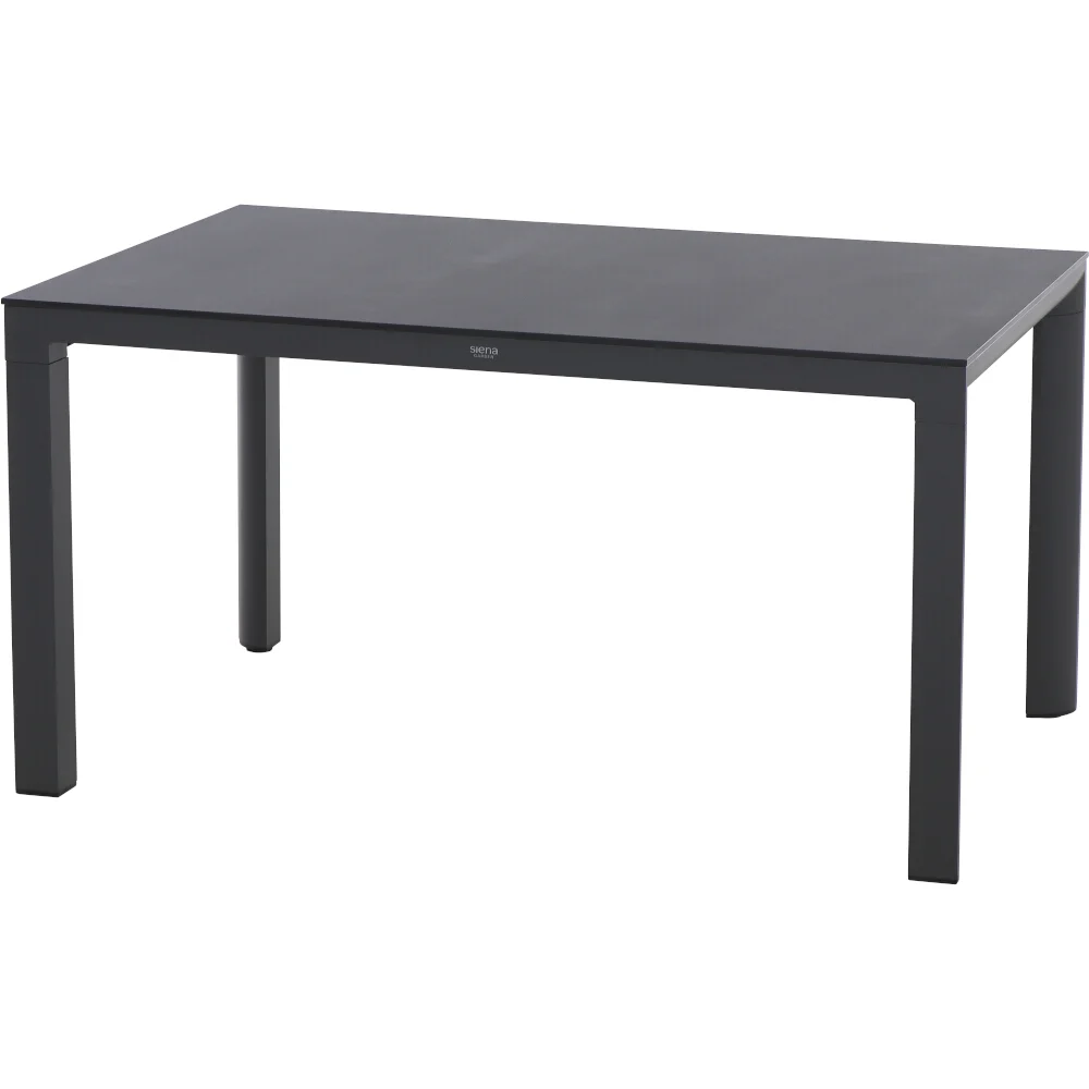 Siena Garden Silva Dining Tisch matt anthrazit / HPL ferro