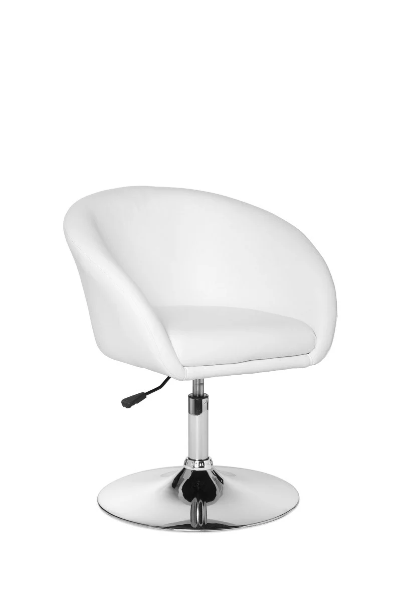Sessel Cocktailsessel Lounger BERLIN in Kunstleder Weiss - Fun Möbel
