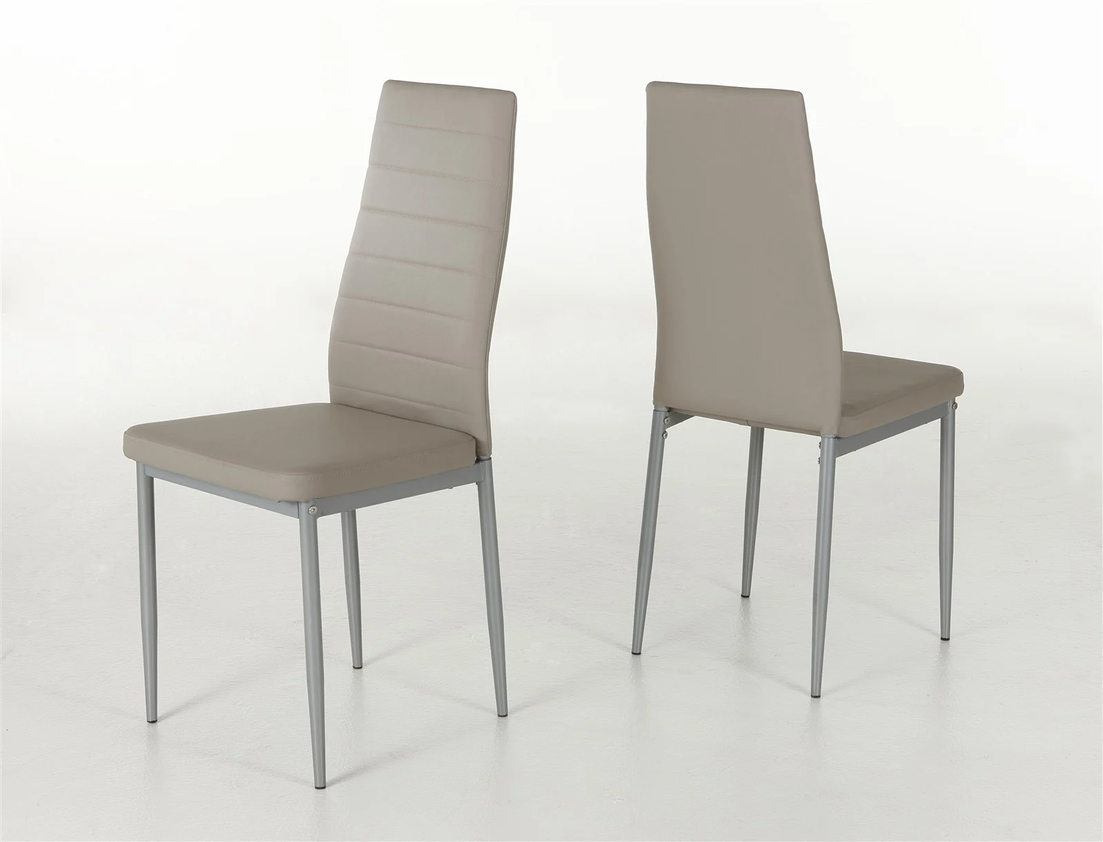 Esszimmerstühle Stühle Vierfußstuhl 4er Set SARIN Cappuccino - Fun Möbel