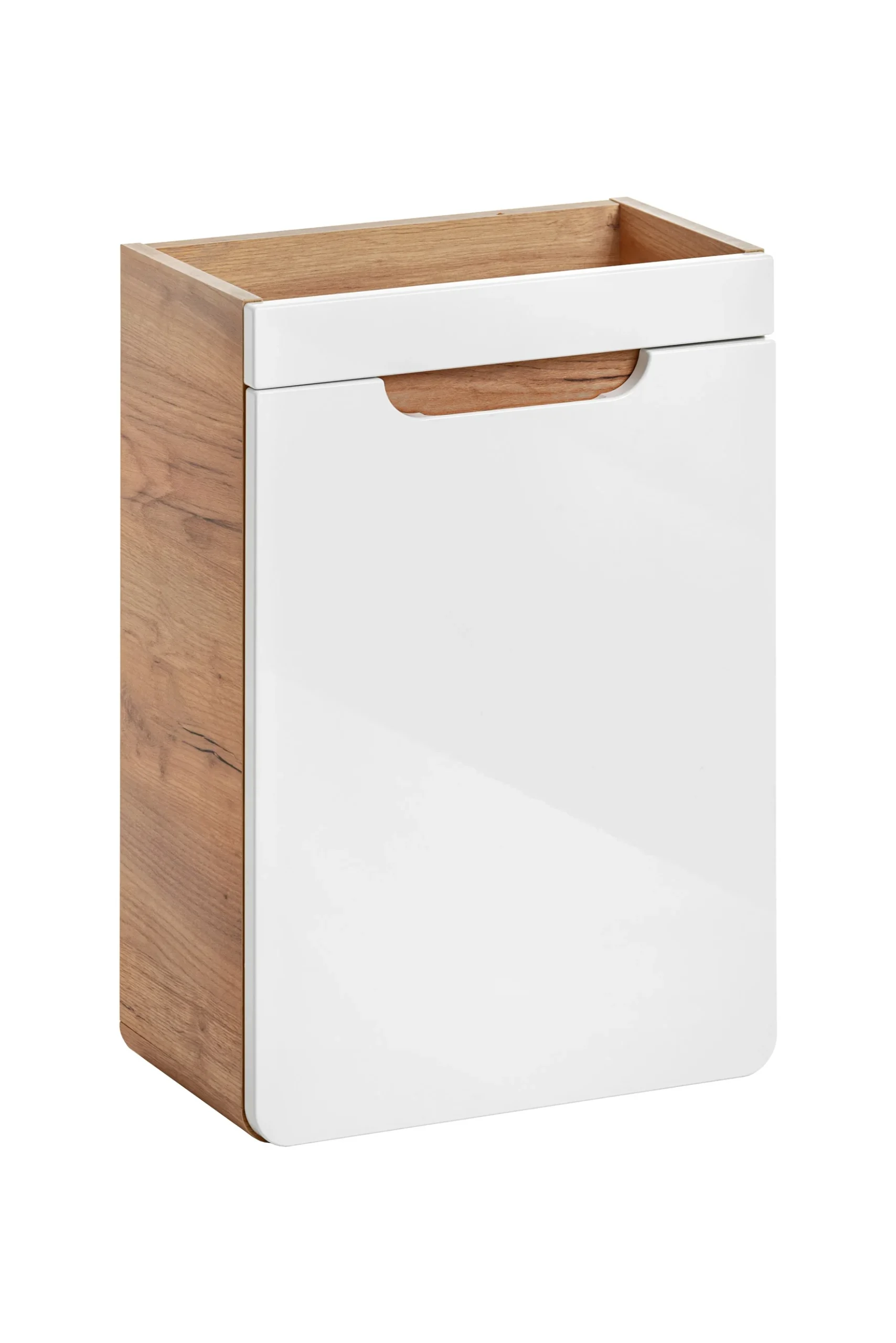 Waschbeckenunterschrank FERMO Weiss Hochglanz inkl.Waschtisch 40 cm - Fun Moebel
