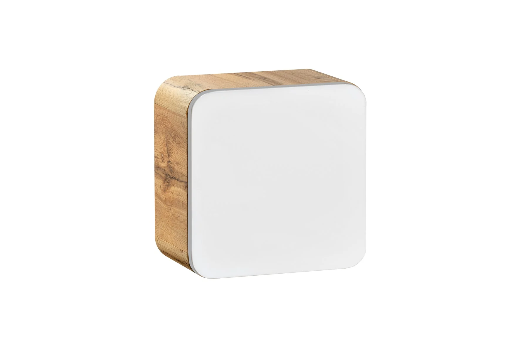 Badezimmer Hängeschrank 35x35x22 cm FERMO Weiss Hochglanz - Fun Moebel