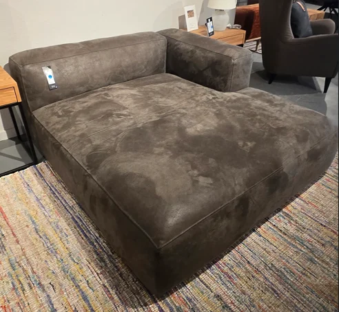 Moon Sofa Maxi-Modul Bull Leder Moss 170cm x 150cm
