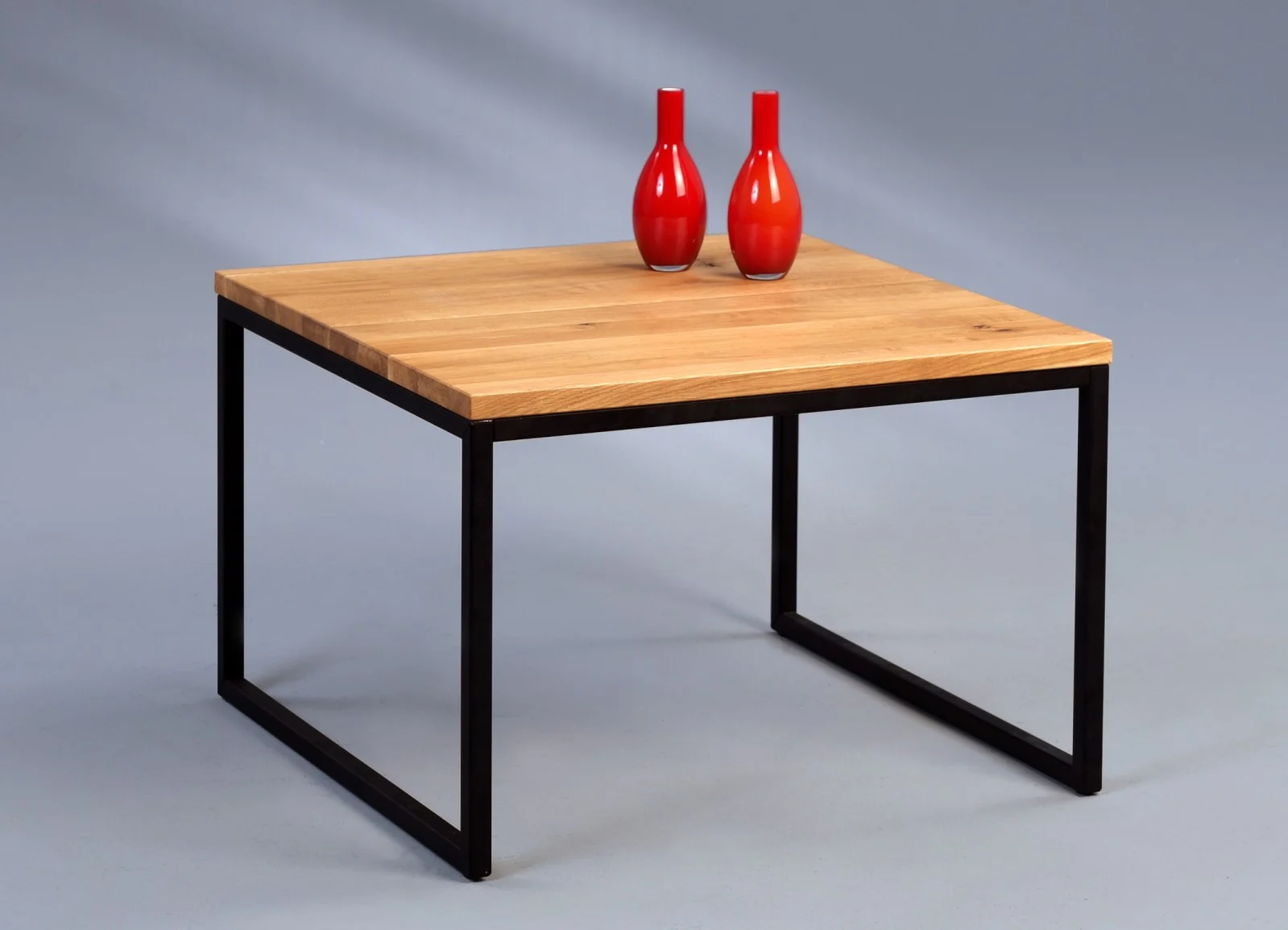 Couchtische Beistelltisch - Selma 1 -Wildeiche Massiv 60x60 cm