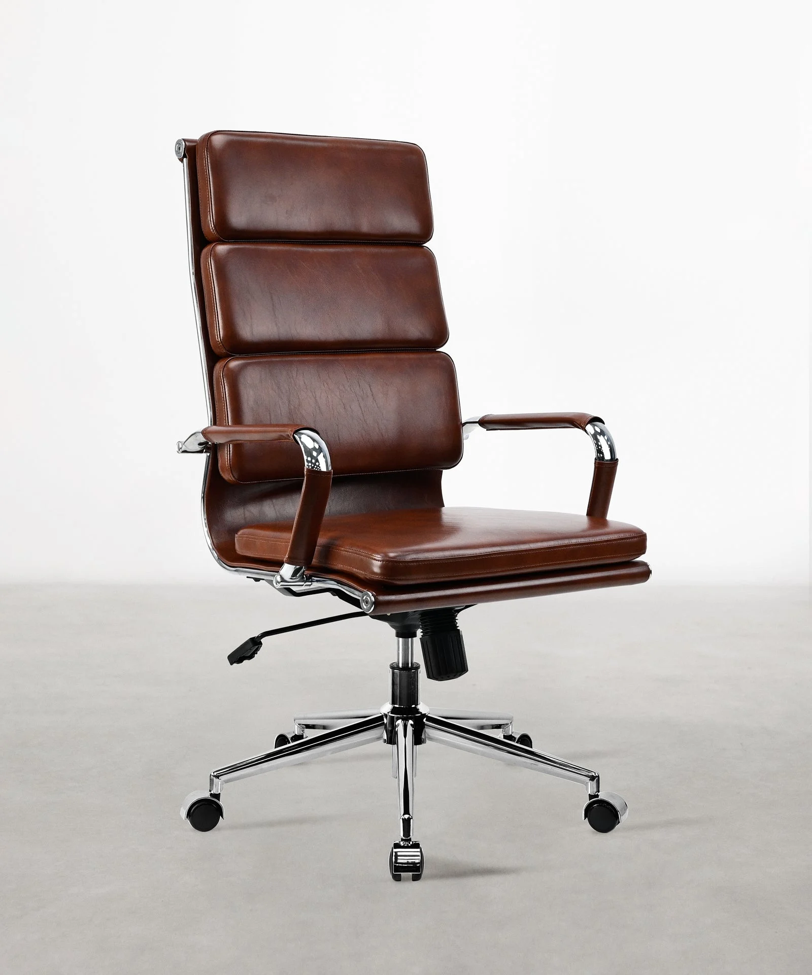 Bürostuhl aus Leder Jackson High Back - Northdeco