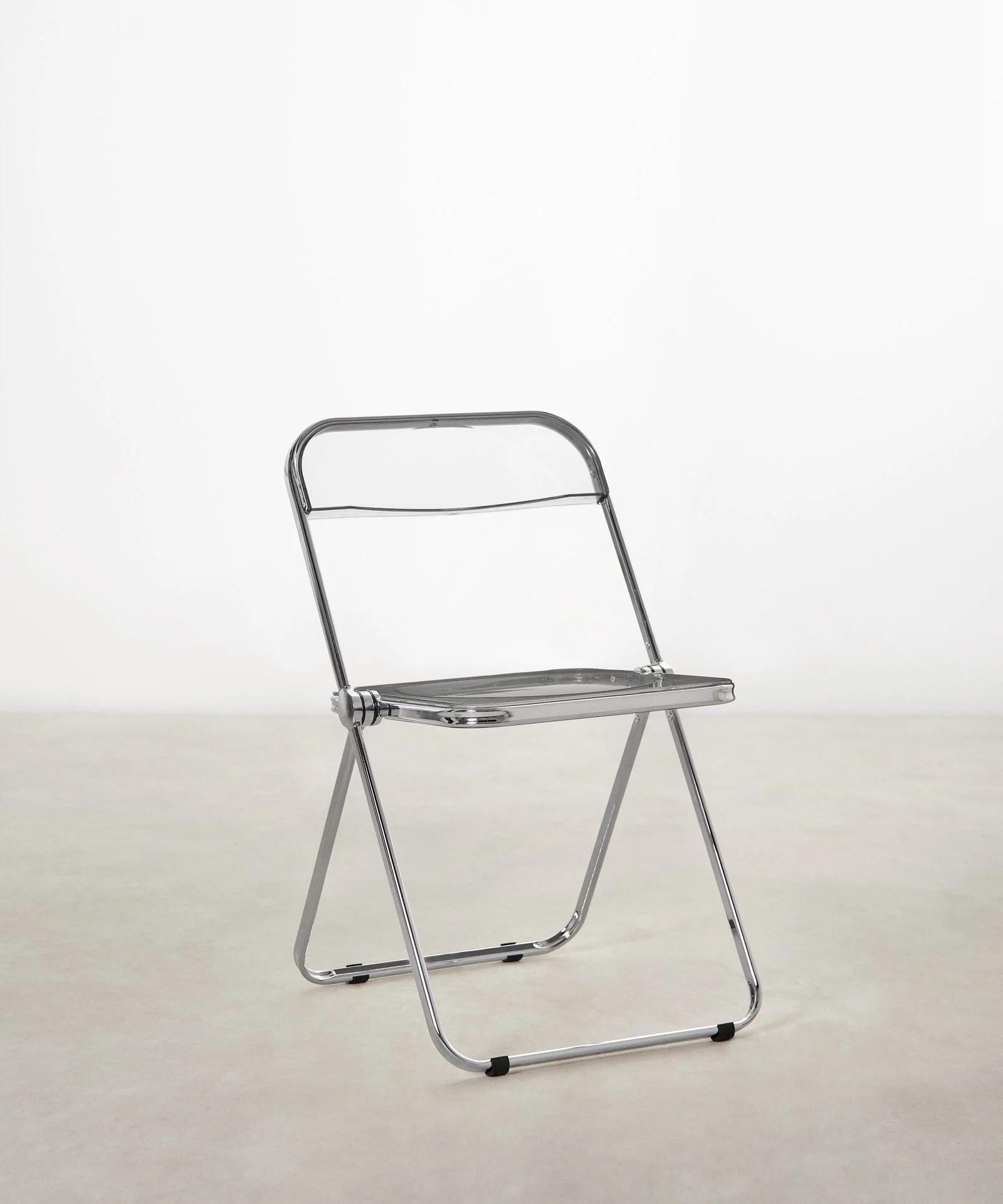 Chaise pliante en acier chromé Luma - NORTHDECO