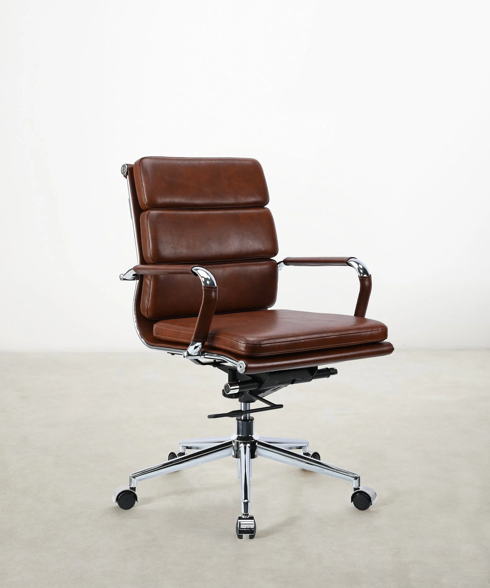 Bürostuhl aus Kunstleder Low Back Adalia - Northdeco