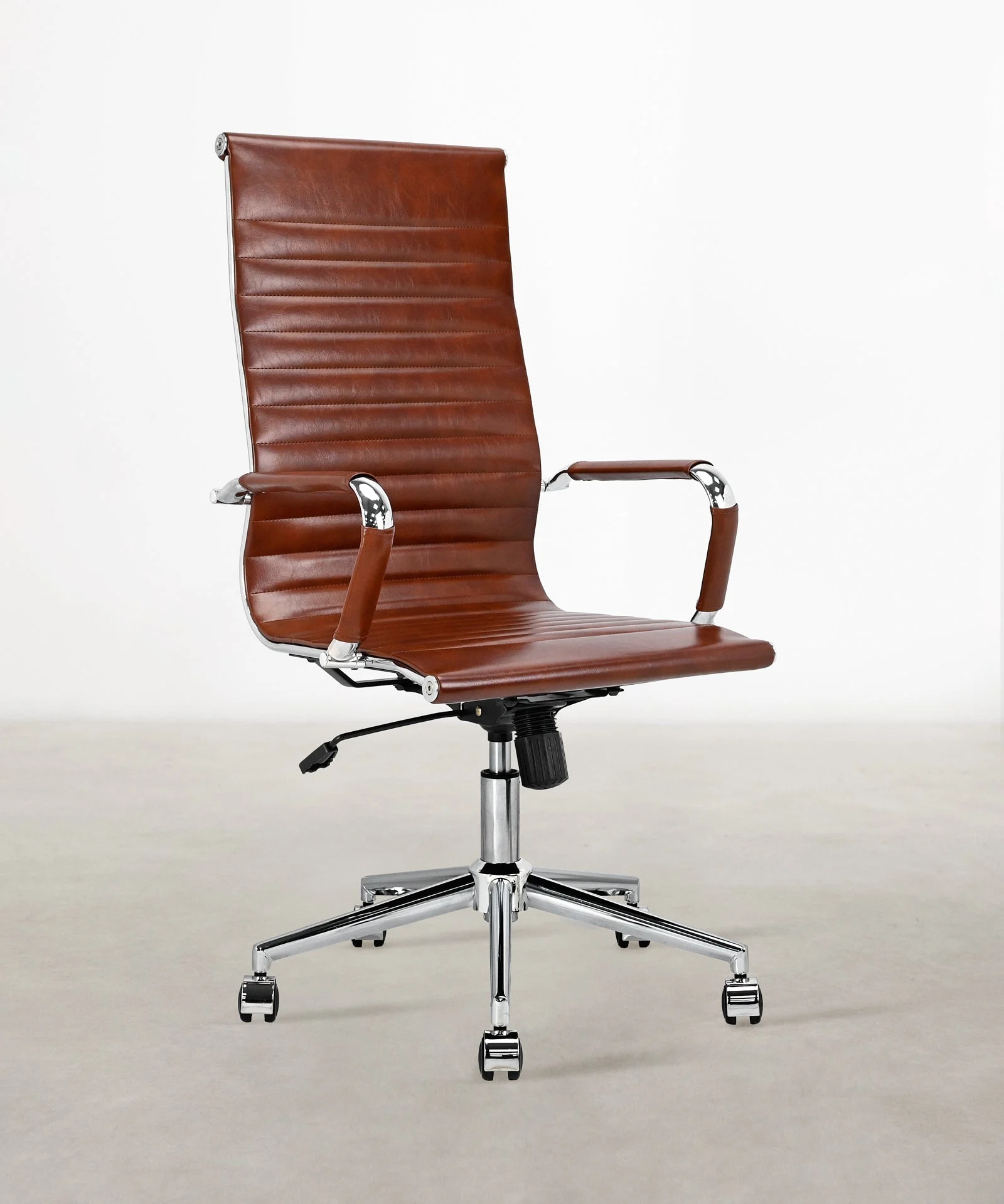 Bürostuhl mit hohem Gestell und Kunstlederbezug Larsen - NORTHDECO