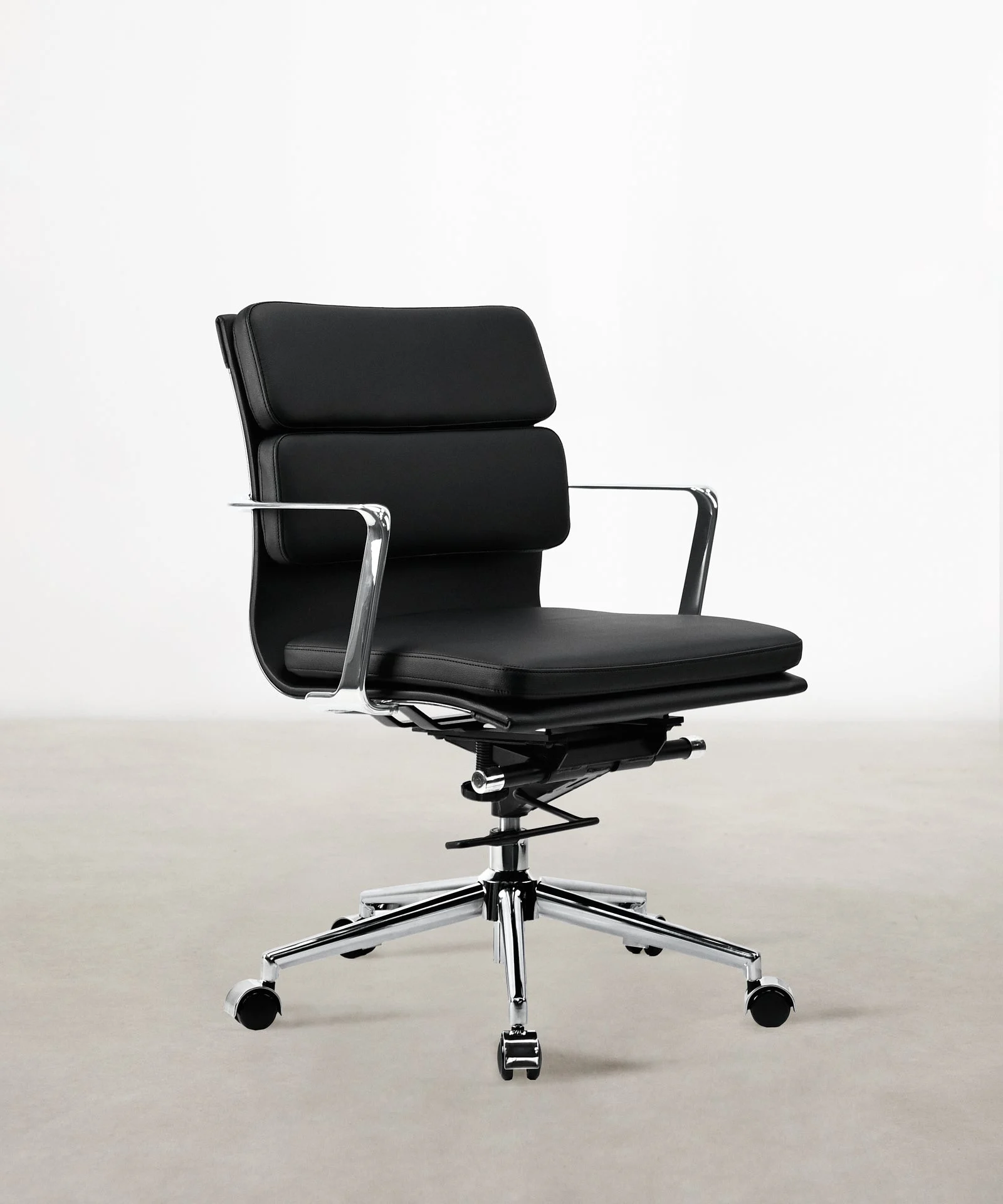 Bürostuhl aus Kunstleder Alpha Low Back - Northdeco