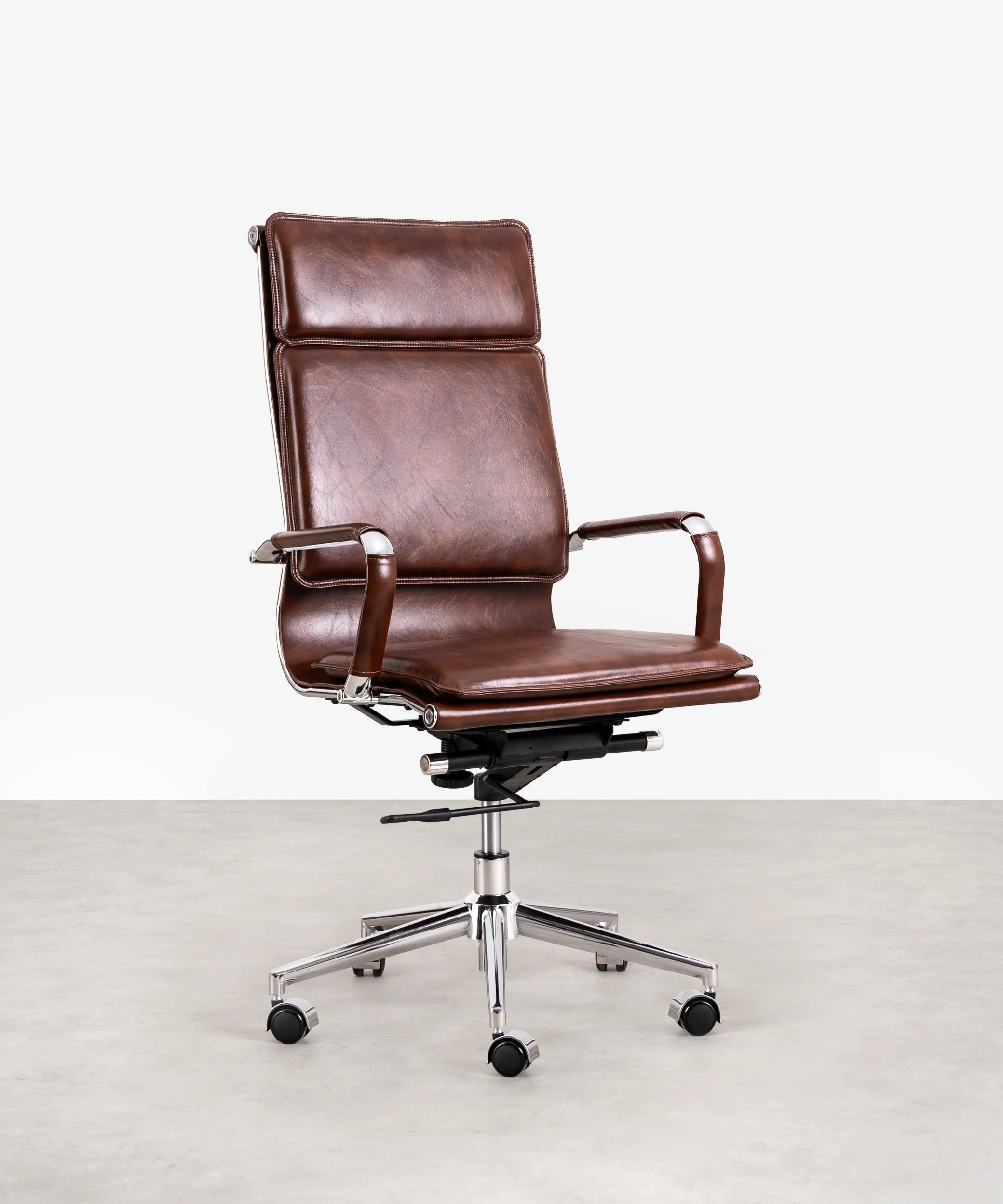 Bürostuhl aus Kunstleder High Back Dallas - Northdeco