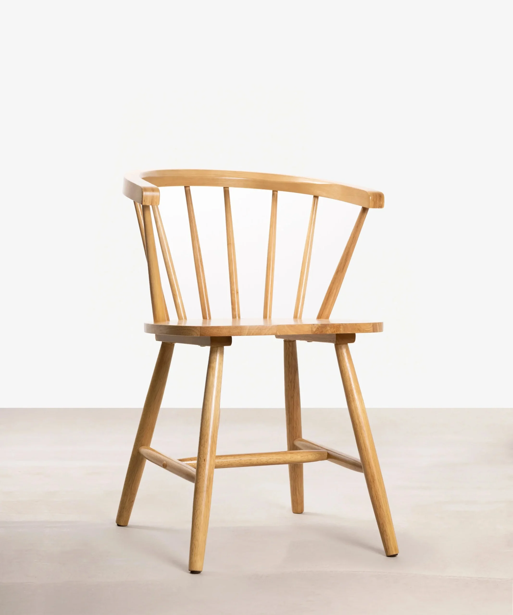 Chaise de salle à manger en bois avec accoudoirs Sena Arms - Northdeco