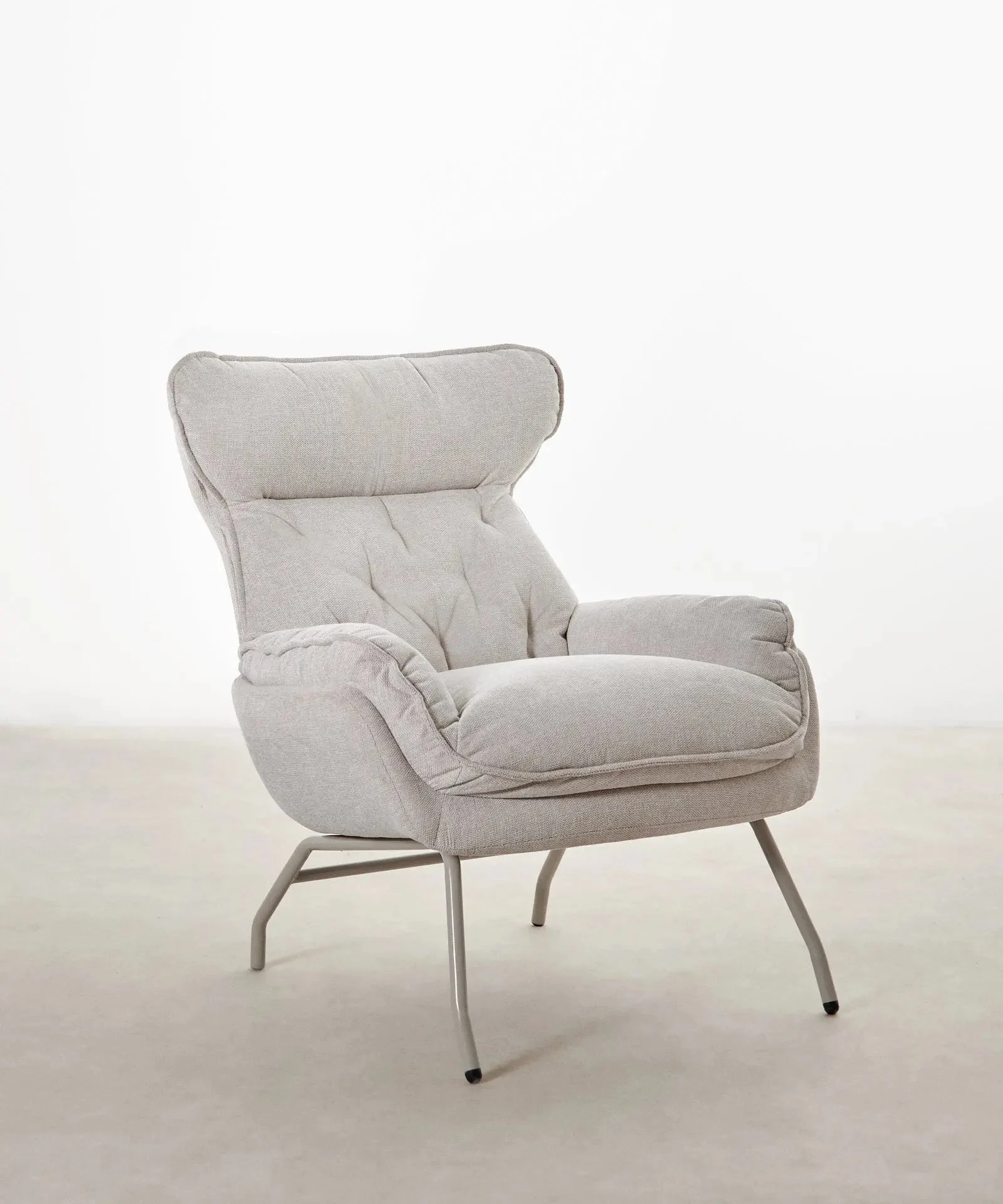 Sessel mit weichem Stoffbezug Lennart - Northdeco