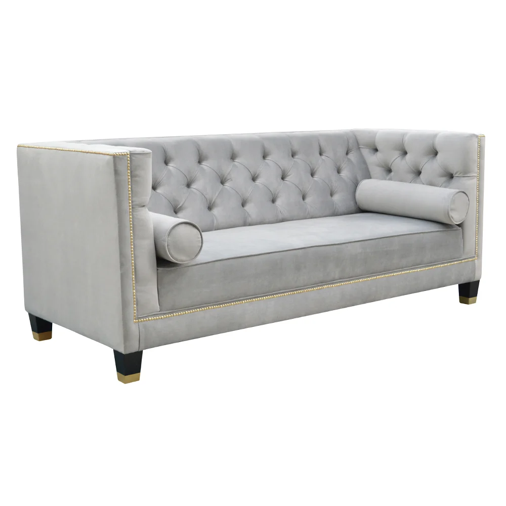 Polstersofa Sofa 2-Sitzer ELISABETTA Massivholz Buche