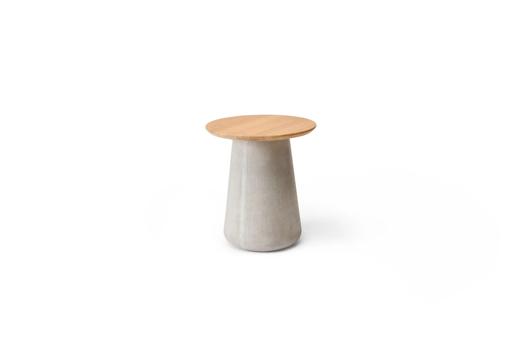 Solpuri Queen Lounge-und Beistelltisch Beton/Teak rund