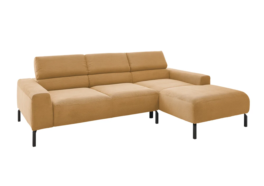 Candy Spring Feincord Ecksofa 258x183