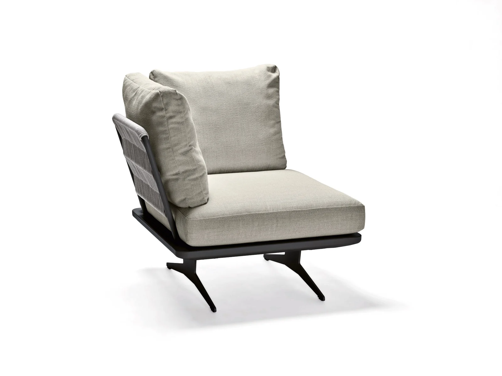 Stern Enya Lounge-Eckelement Aluminium/Polyacryl inkl. Kissenset