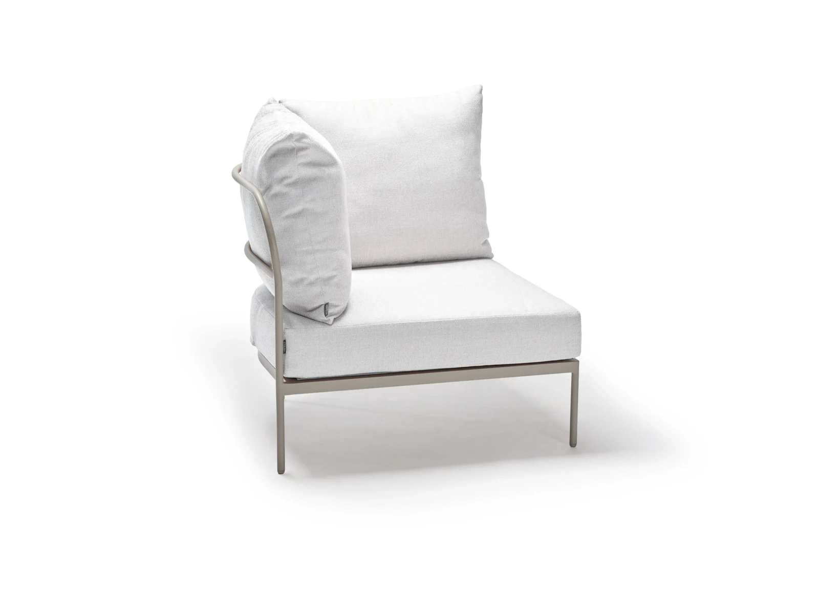 Stern Coco Lounge-Eckelement Aluminium/greige