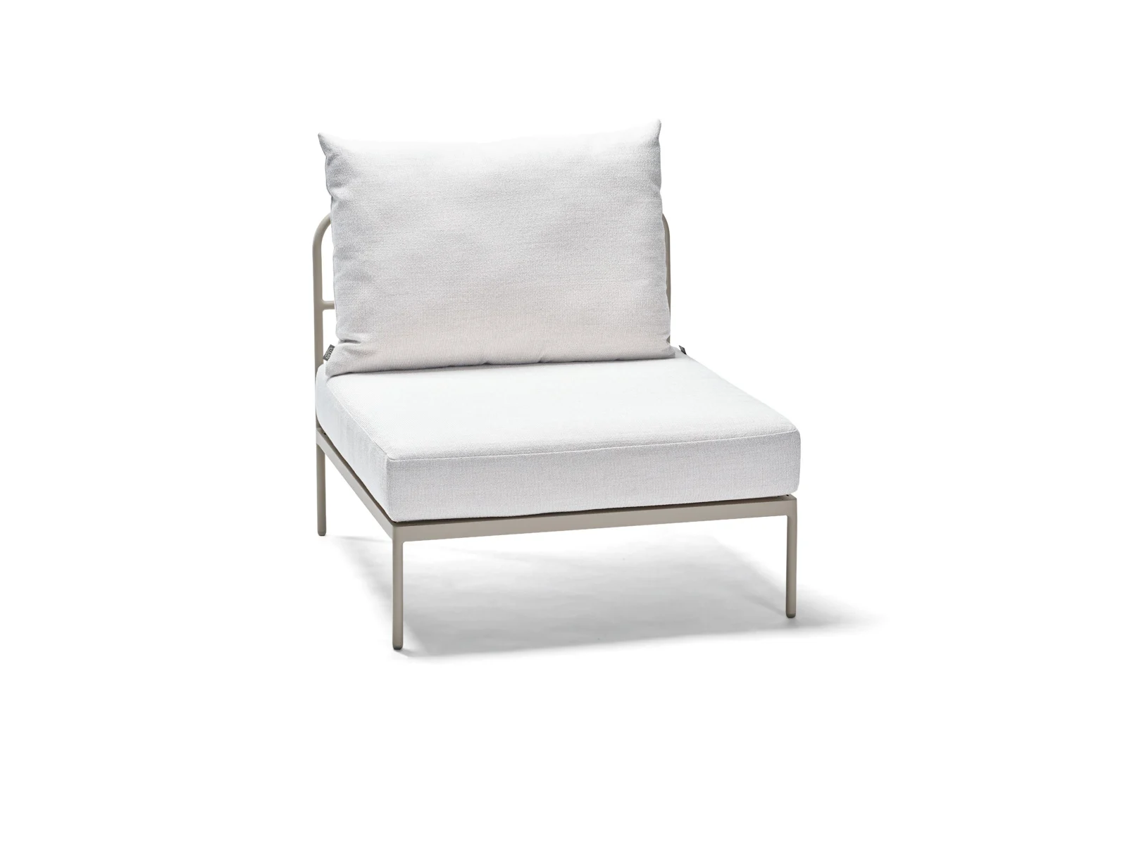 Stern Coco Lounge-Mittelelement Aluminium/greige