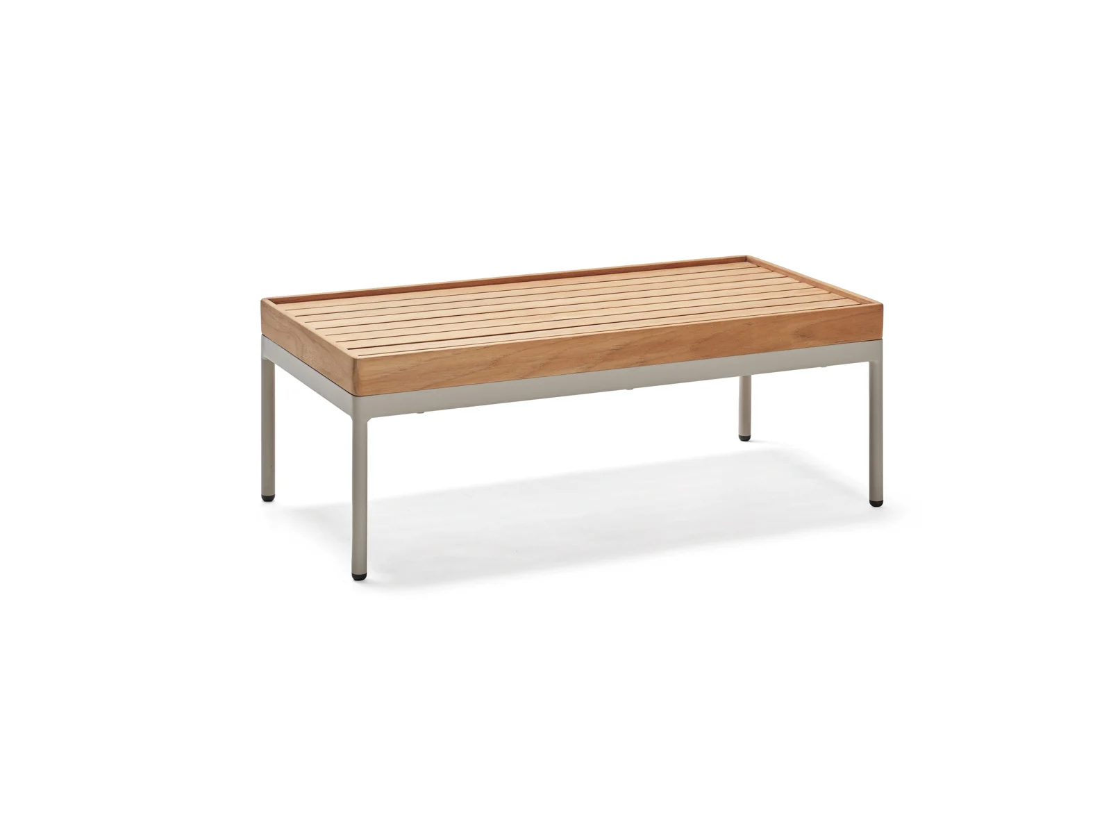 Stern Coco Beistelltisch Aluminium/Teak