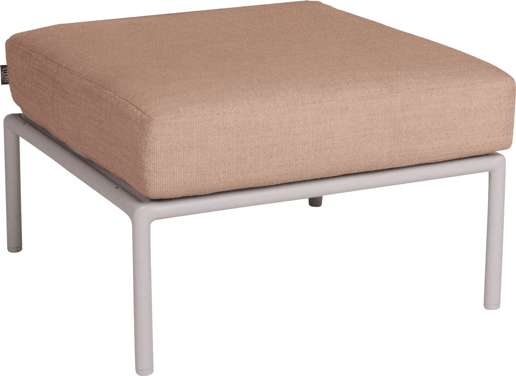 Stern Romy Lounge-Hocker Aluminium/greige
