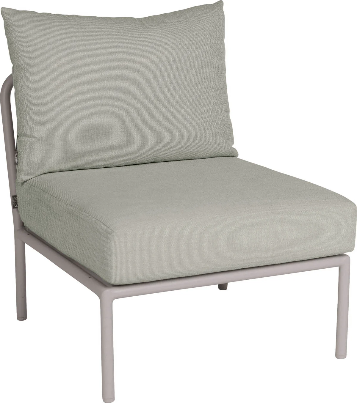 Stern Romy Lounge Mittelelement Aluminium greige inkl. Kissen