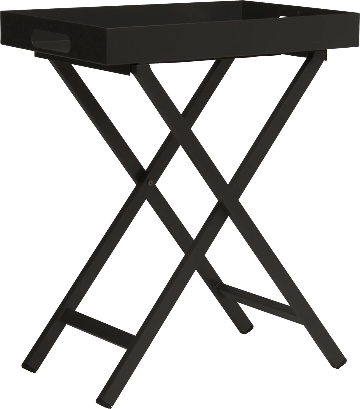 Stern Tabletttisch Aluminium 60x40 cm