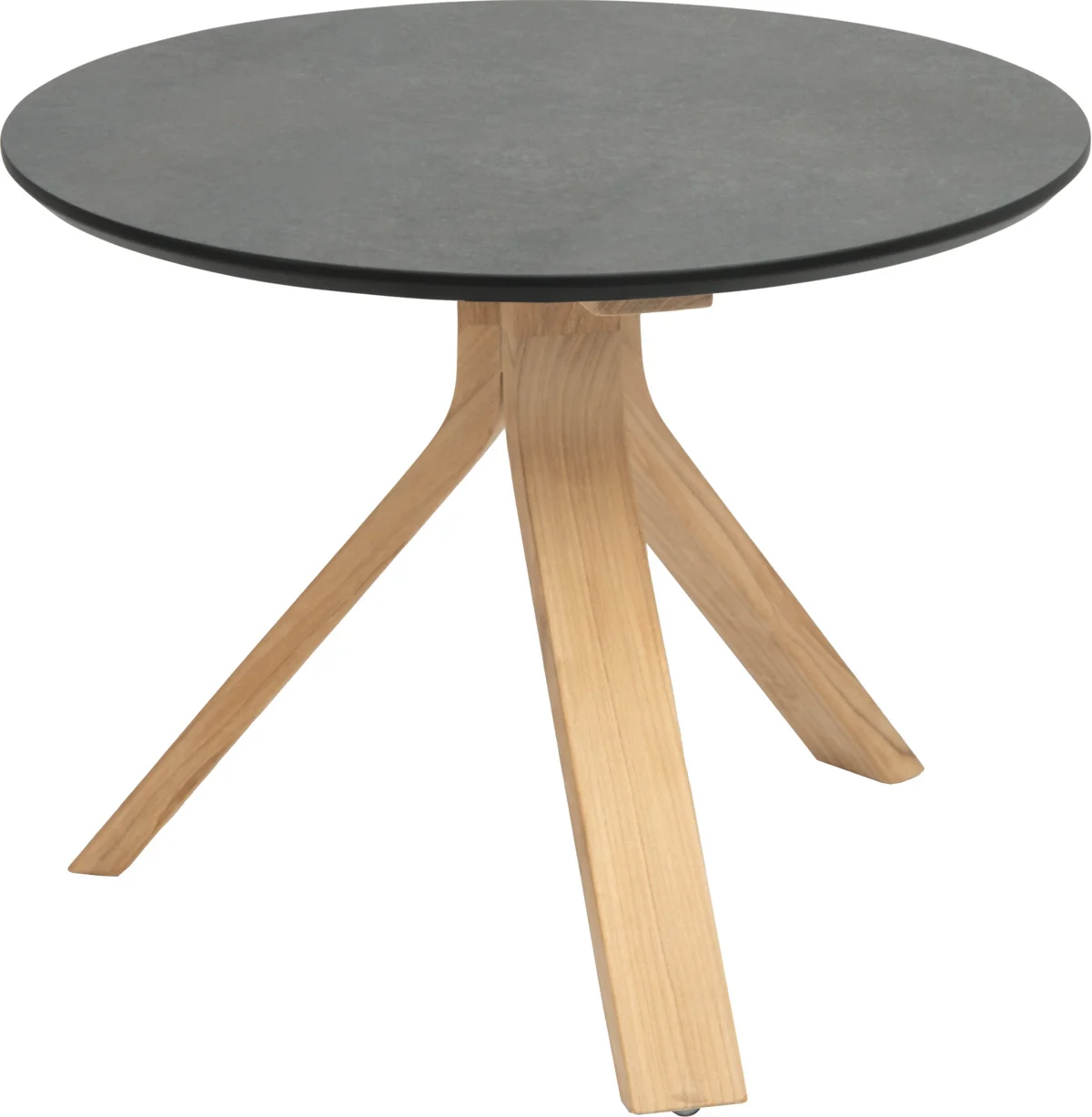 Stern Freddie Beistelltisch Teak-Gestell Tischplatte Silverstar 2.0