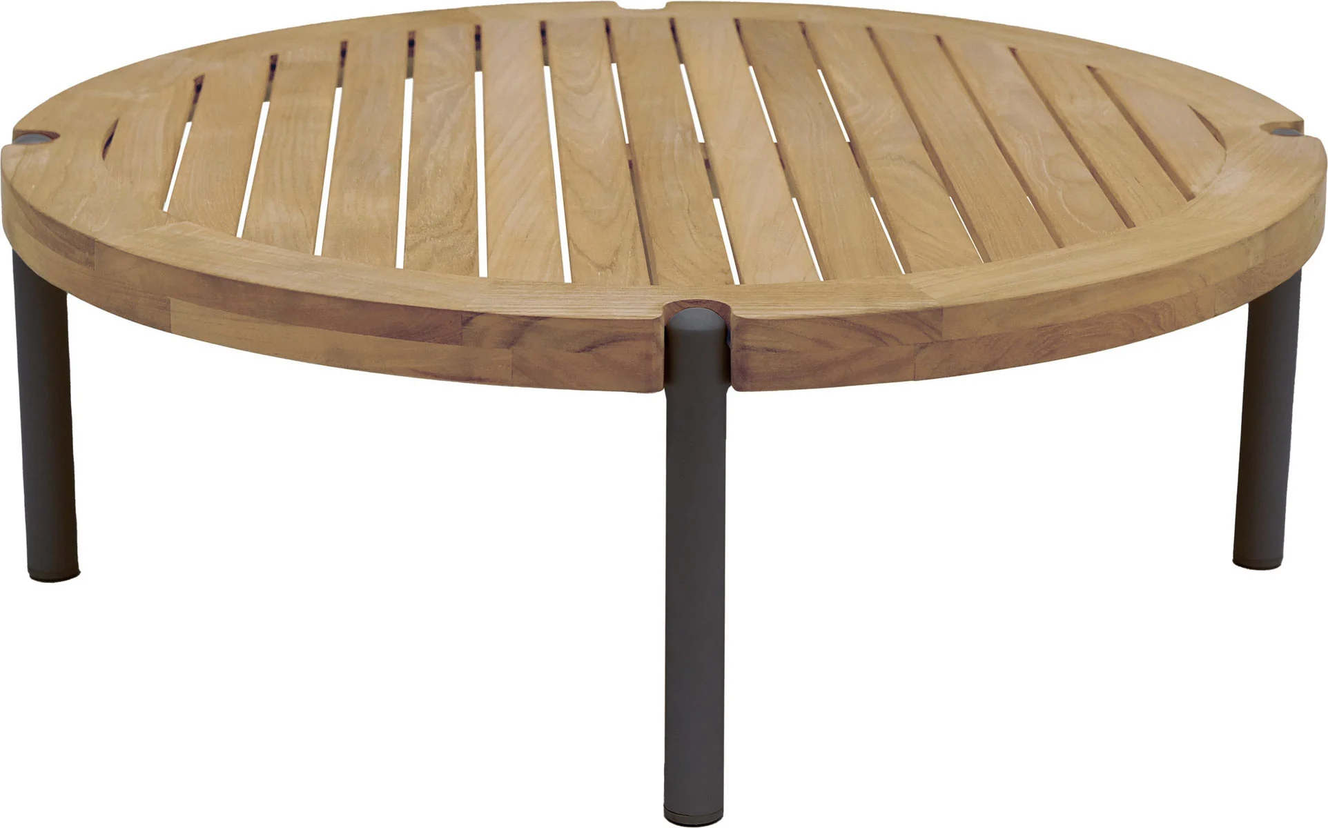 Stern Taro Beistelltisch Aluminium/Teak