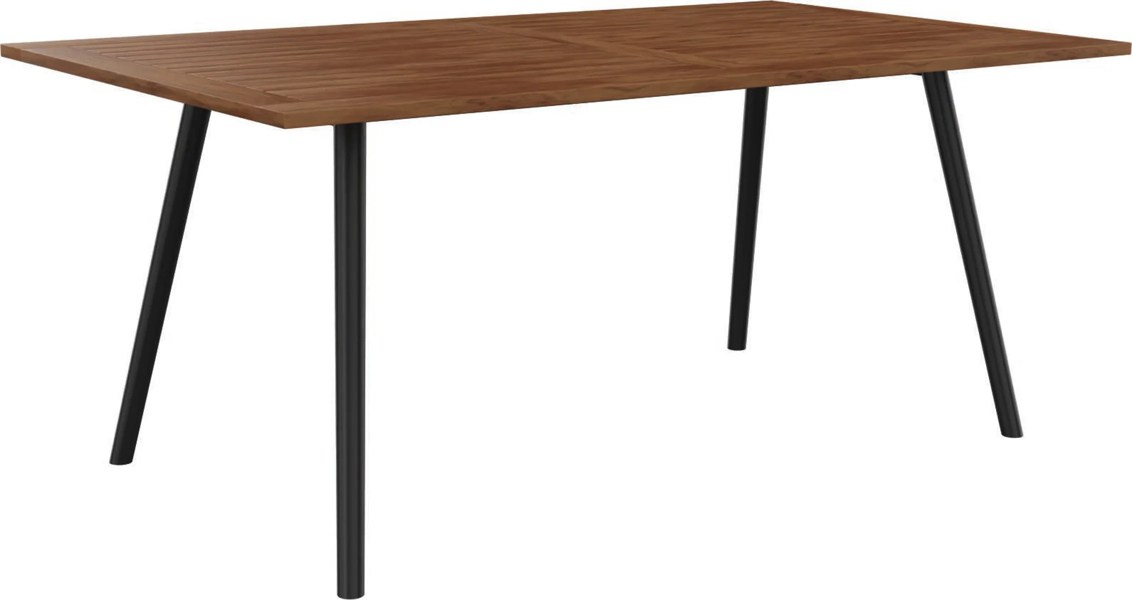Stern Interno Tisch Aluminium/Teak