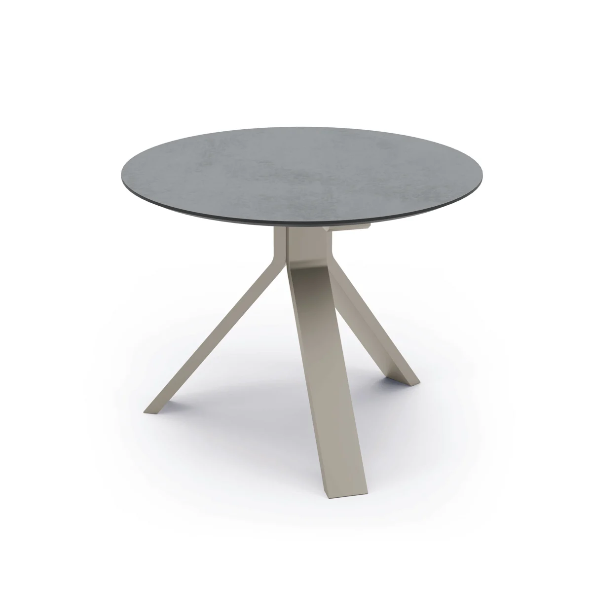 Stern Freddie Beistelltisch Aluminium/greige