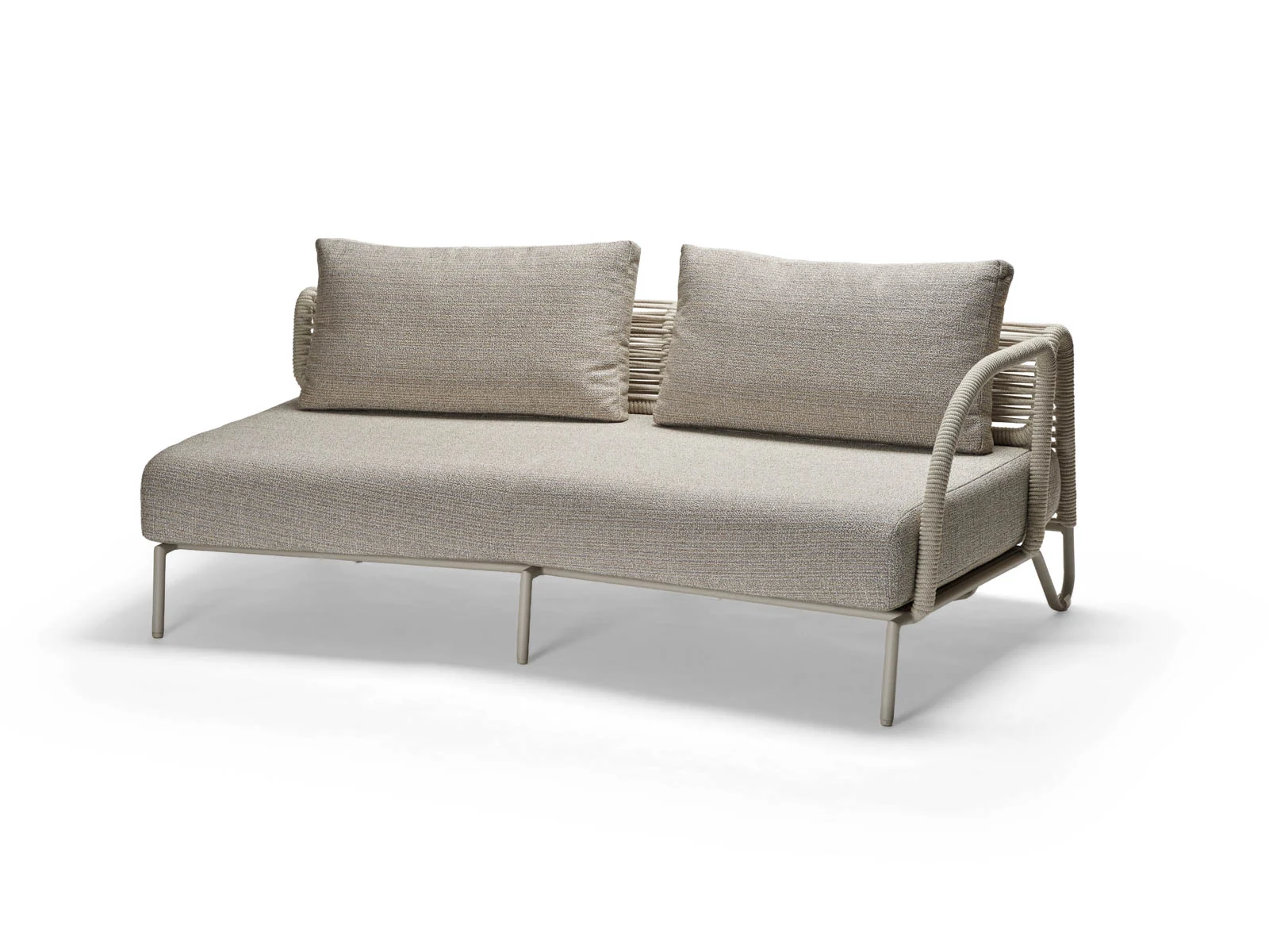 Stern Ära CAI Lounge Sofa 2,5-Sitzer Aluminium Gestell Greige