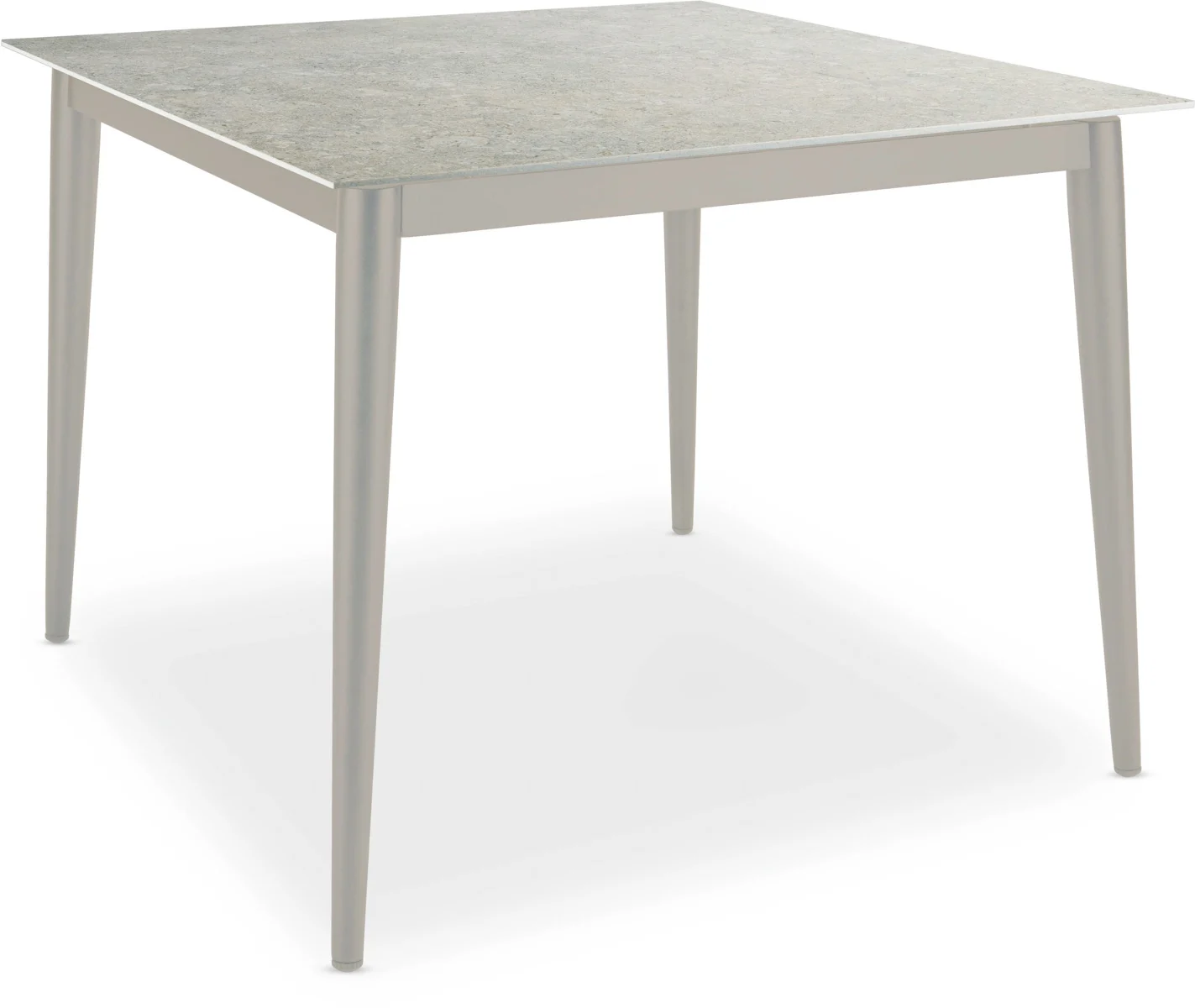 Stern Ära AVA Esstisch Aluminium greige Gestell Platte aus Dekton