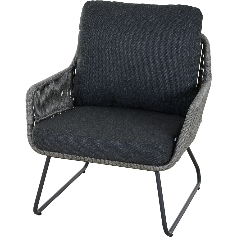 Siena Garden Kansas Loungesessel grau
