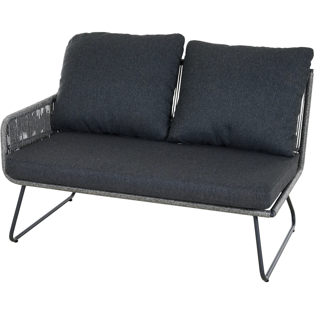 Siena Garden Kansas Loungebank Grau