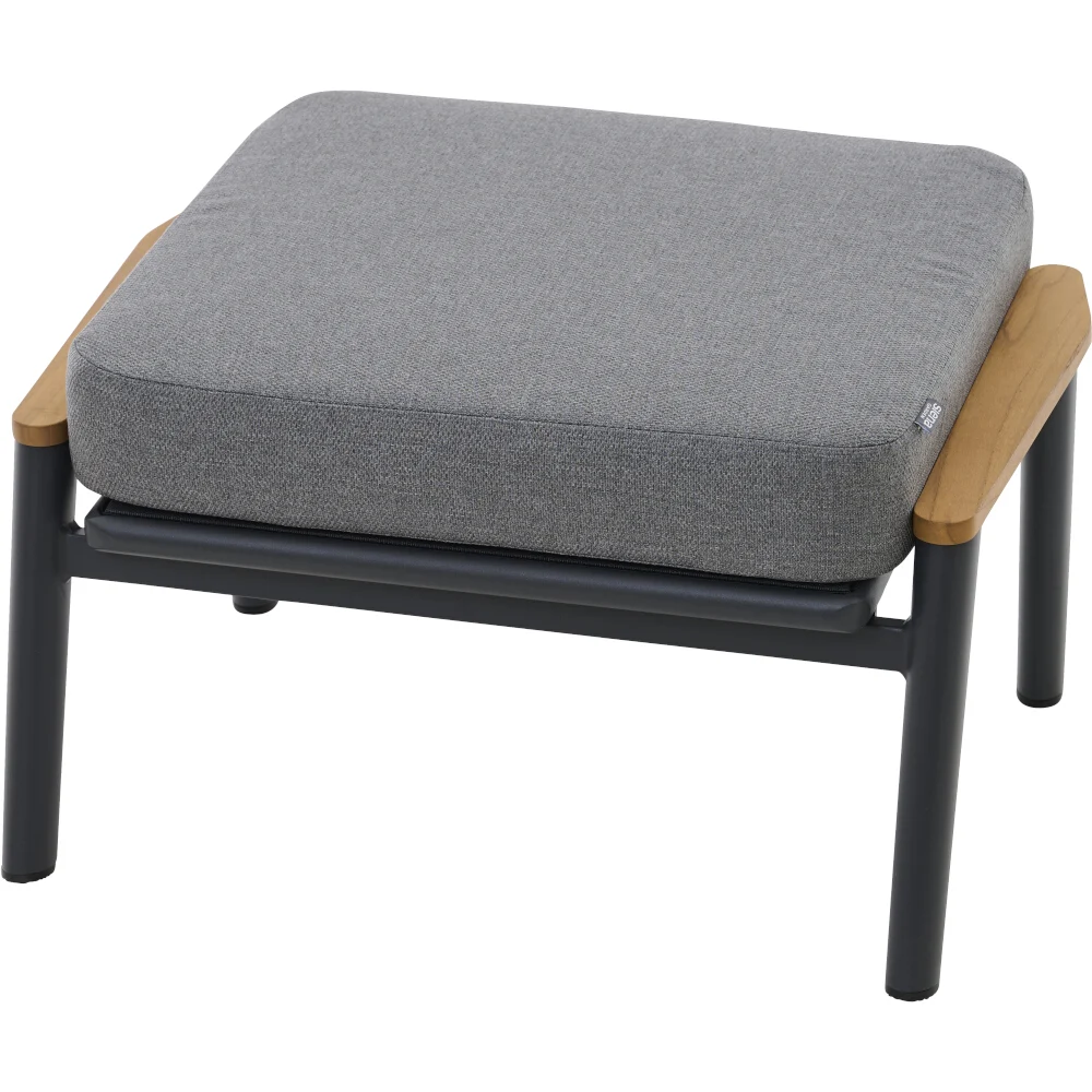 Siena Garden Cortina Loungehocker grau