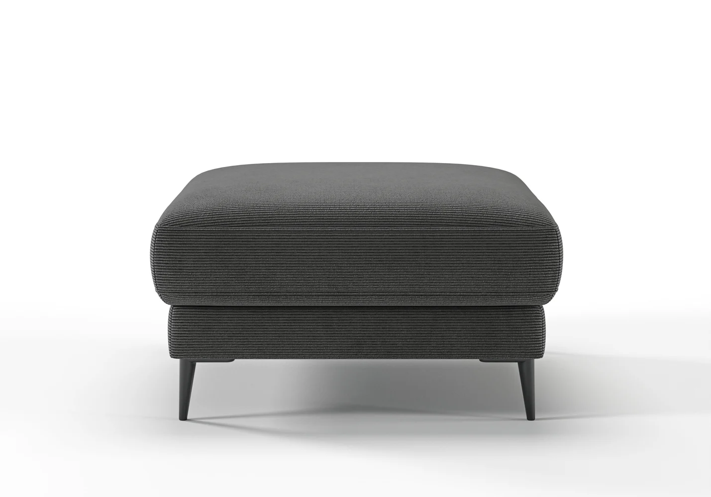 Candy Uptown Feincord Hocker 80x80 cm