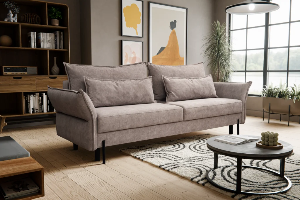 Schlafsofa Volio mit Bettzeugcontainer