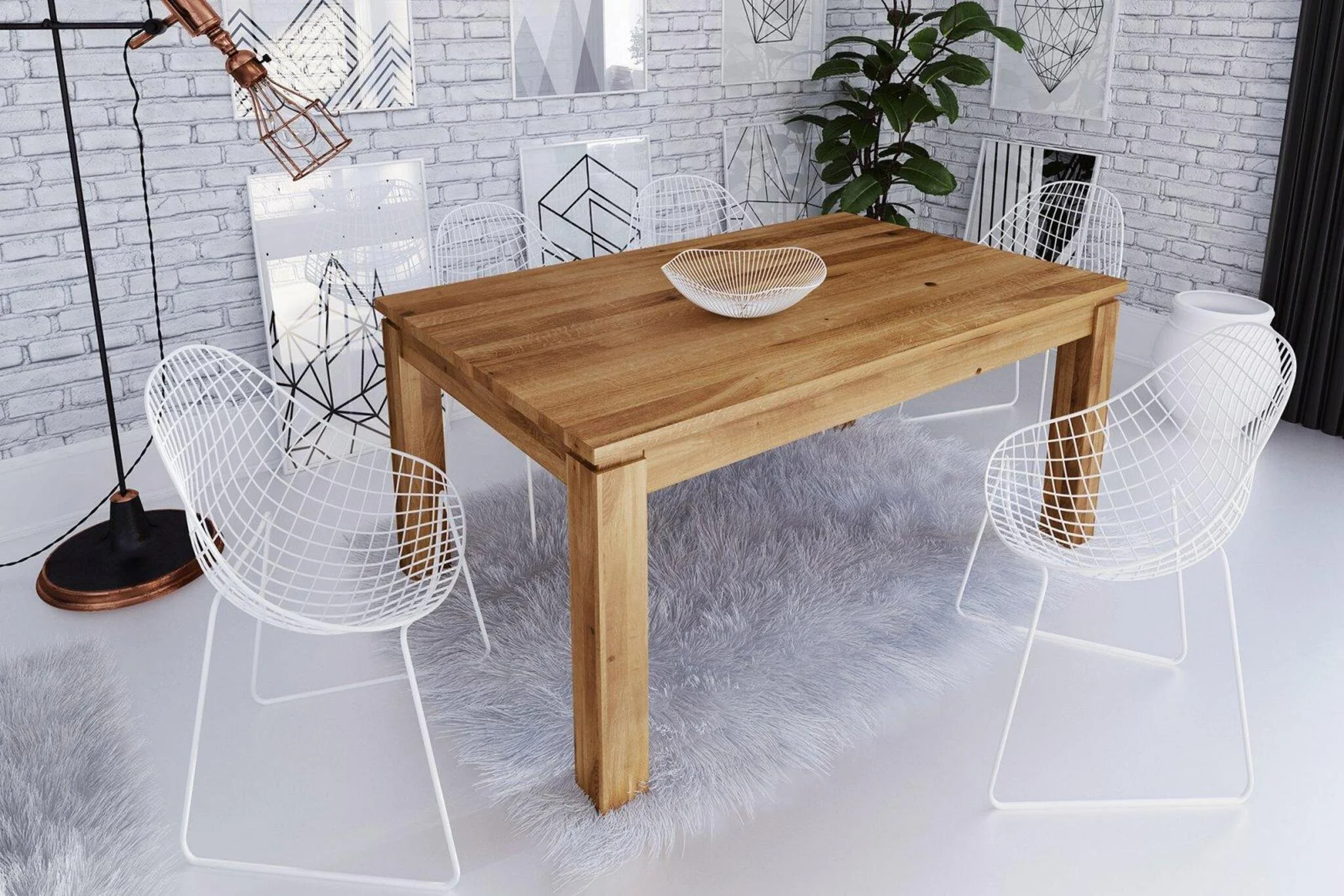 Esstisch Tisch Massivholztisch MAISON Buche massiv 190x100 cm - Fun Möbel