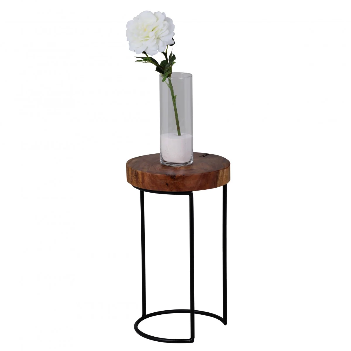 Beistelltisch Tisch BIMA 28x28x45 cm Sheesham Massivholz - Fun Möbel