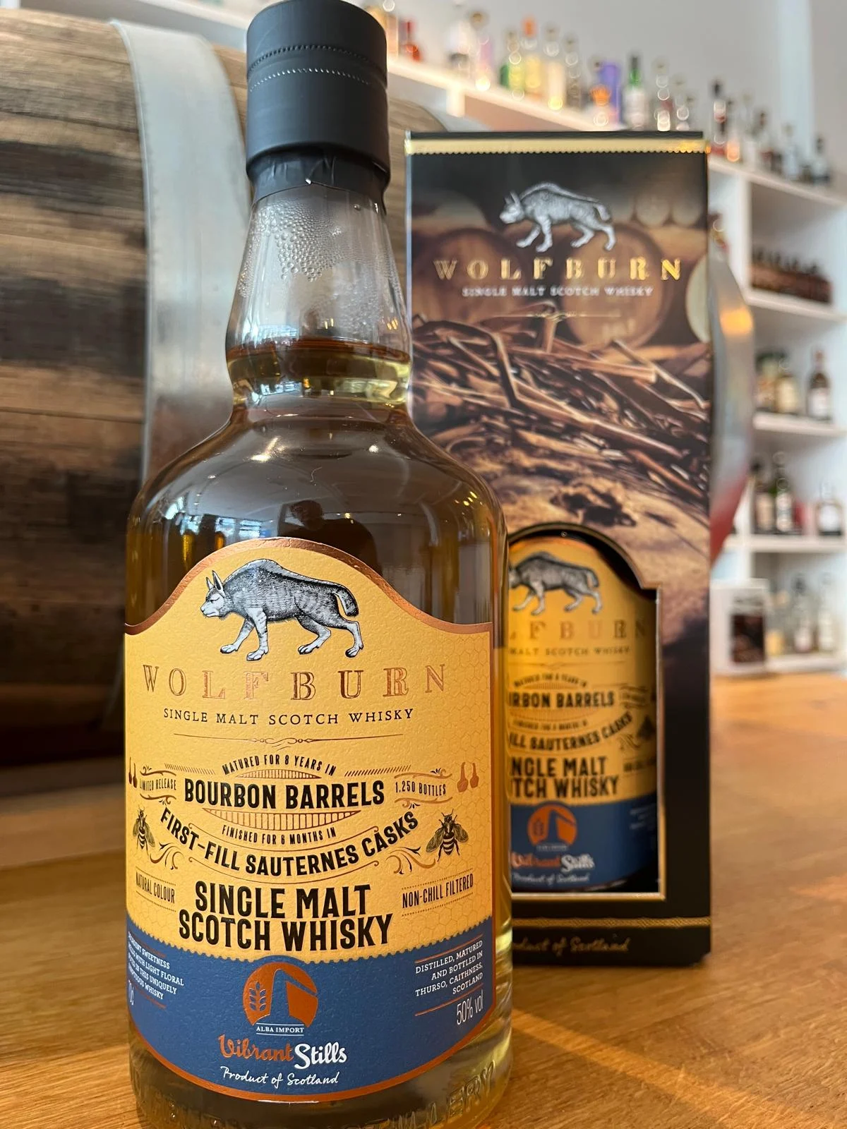 Wolfburn Sauternes 8y Vibrant Still - FASMAS