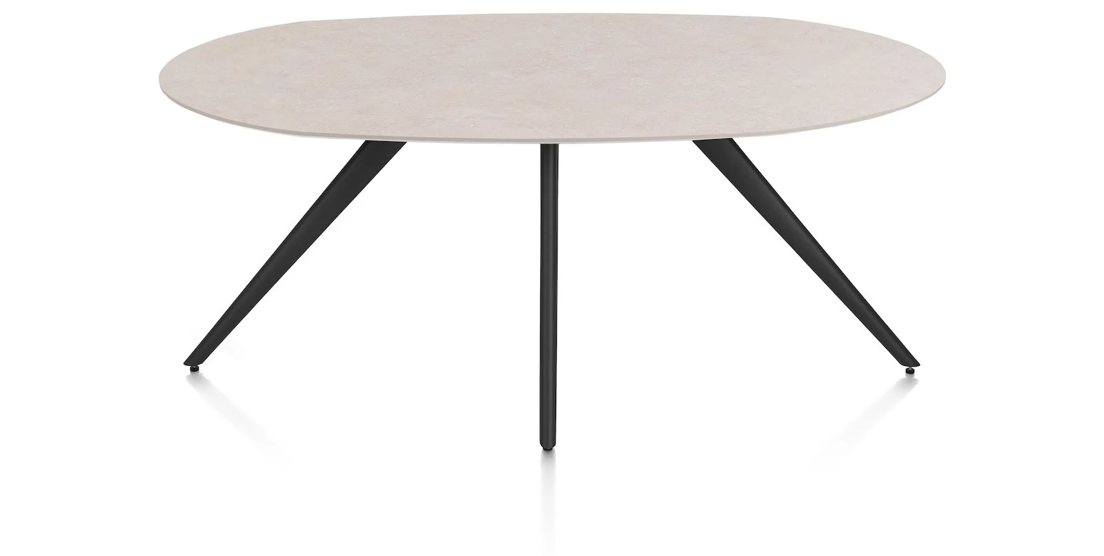 XOOON Saluti Esstisch Metall/HPL 180x105 cm